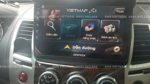 Màn hình DVD Android xe Mitsubishi Pajero Sport 2011 - 2017 | Zestech Z500